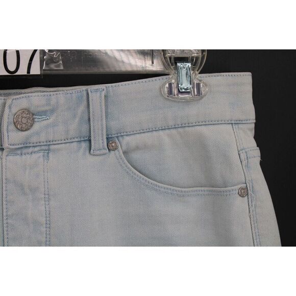 Soft Surroundings Bermuda Shorts Womens Medium Blue Denim Stretch 2ee35 - Picture 4 of 8